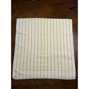 \VINTAGE Kaufman yellow stripe bath towel